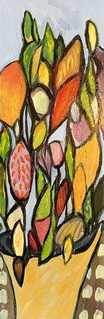 Bouquet for Peace #2 12x36 acrylic on canvas